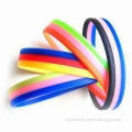 Color-layered Silicone Bracelets, Customized Designs are Accepted, OEM Orders are Welcome